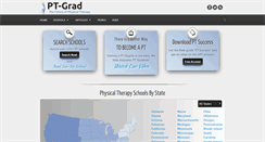 Desktop Screenshot of physicaltherapygraduate.com